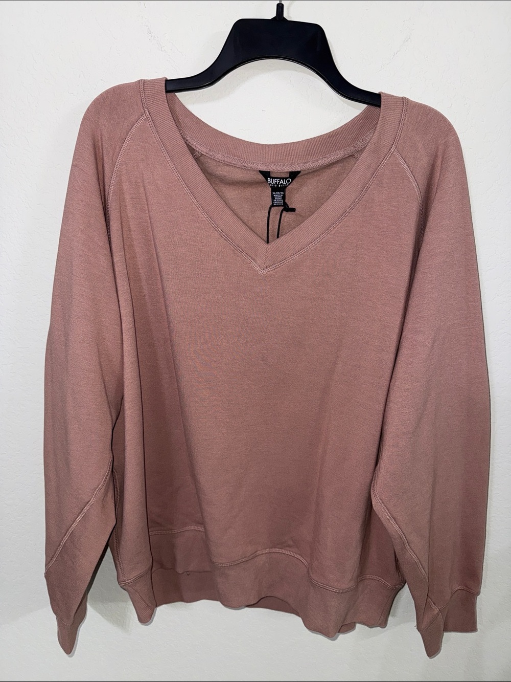 Buffalo David Bitton Super Soft V-Neck Sweatshirt